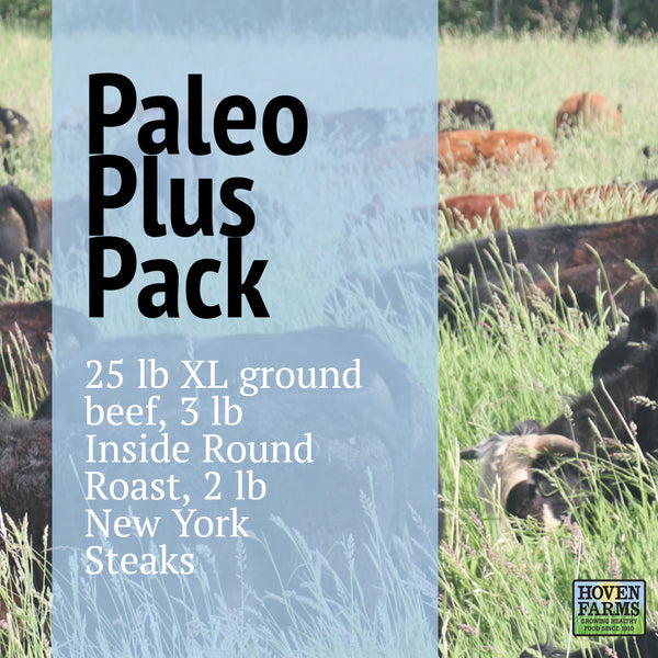 Paleo Plus Freezer Pack - Organic, Grass Finished - 30 lbs
