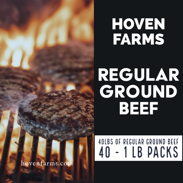 40 lb Bulk Case -REGULAR Ground Beef